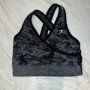 Gymshark camo sports bra